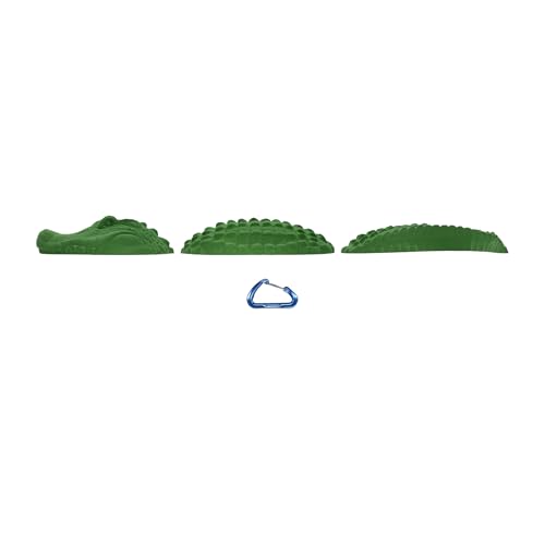 Atomik Rock Climbing Holds 3-Piece Alligator in Green