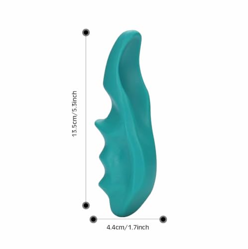 2 Pcs Handheld Trigger Point Massage Tool, Dual Deep Tissue Muscle Release Massager for Forearm, Thigh, Calf, Shoulder, Arm, Portable Manual Myofascial Release Tool for Workout Recovery