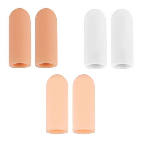 1pair High Elasticities Finger Guard Reusable Finger Protecting Sleeves for Extended Wear Comfortable