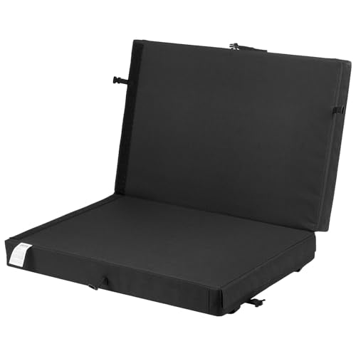 VEVOR Bouldering Crash Pad, Bi-Fold Rock Climbing Crash Pad with Adjustable Backpack Straps and Handle, Foldable Lightweight for Indoor Bouldering & Outdoor Climbing - size: 48.4 x 35.6 x 3.9 in / 1230 x 905 x 100 mm