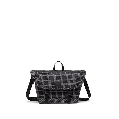 Herschel Supply Co. Cove Messenger - color: Grid - Black (Limited Edition), size: One Size
