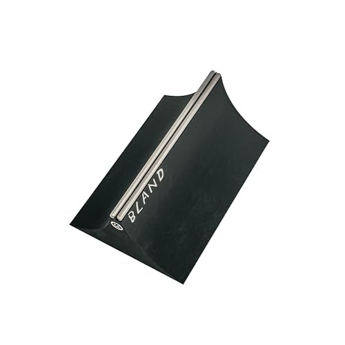 Spine Ramp Fingerboard Obstacle - Double Quarterpipe 6.75 x 3.75 x 2.75 in