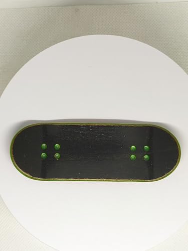 LEEFAI Op3ra Pro Fingerboard Complete-34 * 96mm Maple Wood Deck,UV Printing Graphic-Solid Single Axles Pro Trucks & 5 Urethane Bearing Wheels,-Replace Bushings-The Alien A51