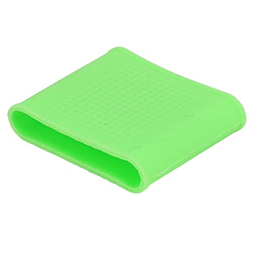 Finger Sleeves, 8pcs Finger Protector Silicone Finger Tube Golf Gloves Golf Finger Protector Tape Anti Slip Elasticity Golfer Swing Grip Golf Finger Band Cover Sets (Green) - color: Green