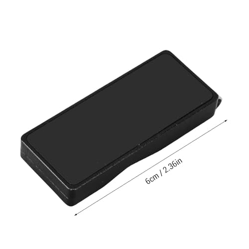flexman Billiard Chalk Holder, Aluminum Universal Dry Oil Pool Cue Chalk Holder with Magnetic Belt Clip, Professional Snooker Billiard Accessories - color: Black