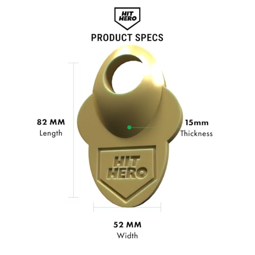 Baseball Thumb Guard, Batters Batting Grip, Finger Guard, Accessory, Batting Protection, Reduce Bat Sting, Hitter, Tool, Bat, Hitting Accessory - color: Gold
