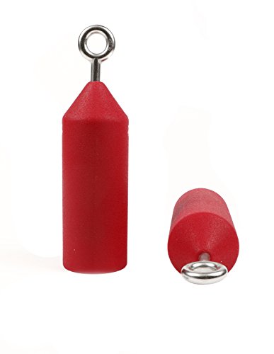 Atomik Rock Climbing Holds 2.75 inch Pipes Set of 2 in Red for Grip and Strength Training As Seen on American Ninja Warrior