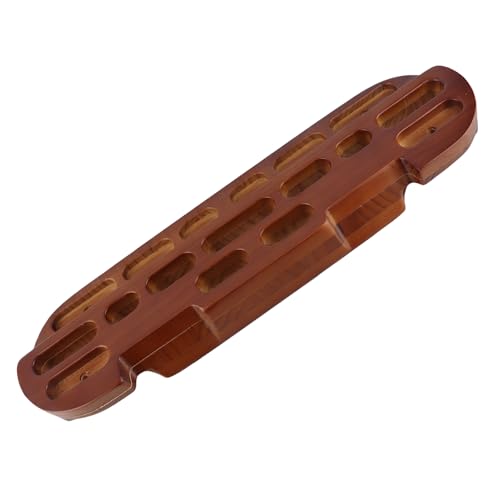 Naroote Wooden Hangboard, Climbing Fingerboard for Grip Strengthening & Pull Up Training, Various Lengths & Depths of Finger Holds for Comfort & Safety