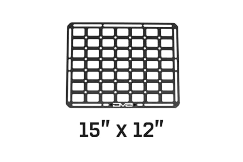 DV8 Universal Molle Panels 15" x 12" for Garages Available in 3 Sizes | Can Mounted Almost Anywhere Including Vehicles, Universal Mounting for Tools, Recovery Gear, & More - size: 15" x 12"