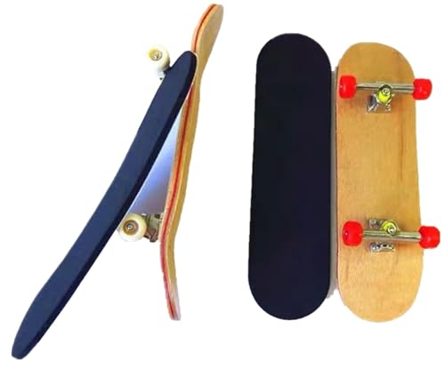 Fingerboard Grip Tape,Foam Tape for Fingerboard,100Pcs 110mm x 38mm Black Wooden Fingerboard Skateboard Foam Grip Tape Stickers (100) - style: 100