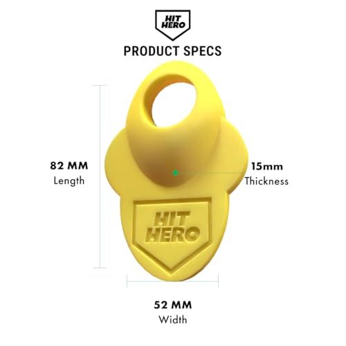 Baseball Thumb Guard, Batters Batting Grip, Finger Guard, Accessory, Batting Protection, Reduce Bat Sting, Hitter, Tool, Bat, Hitting Accessory - color: Banana Yellow