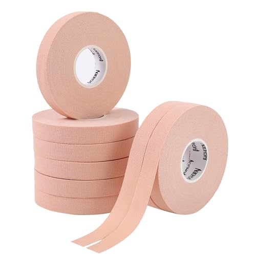 Bighorn Athletics Finger Tape, Female Climber Tin, 0.5"x45ft, 8Rolls, Nude | Climbing tape with retro design tape holder for tension support & bouldering. EZ tear, strong adhesive, residue-free. - color: Nude