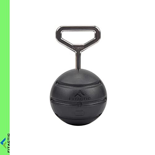 Rock Climbing Solid Training Cannonball Bomb Power Pull Up Ball Hold Grips for Straps for Finger, Forearm, Biceps, Back Muscles - color: Black (Groove 3")