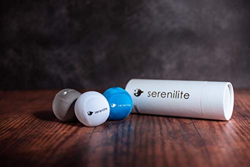 Serenilite Hand Therapy Exercise Stress Ball Bundle - Tri-Density Stress Balls for Adults & Grip Strengthening - color: Cloud, Sea Breeze, Titanium Set