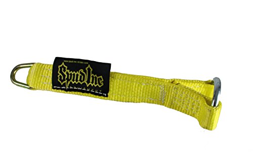 Spud Yellow Strap Loading Pin for Olympic Weight Plates. Use for LAT Pulldowns and More (12 inches Long)