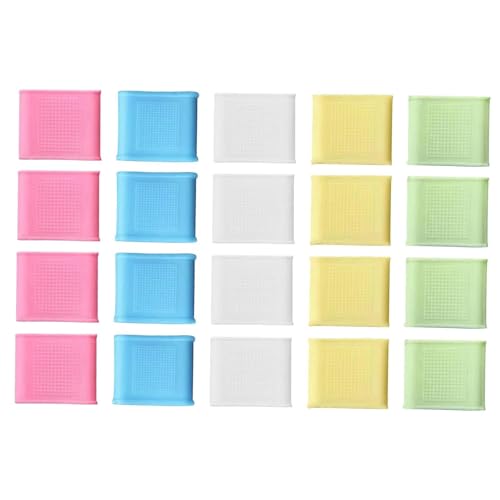 20 Pieces Silicone Finger Sleeves Non Slip Protector Reusable Thumb Brace Soft Cover Anti Slip Design for Enhanced Grip Suitable for Basketball Golf T, L