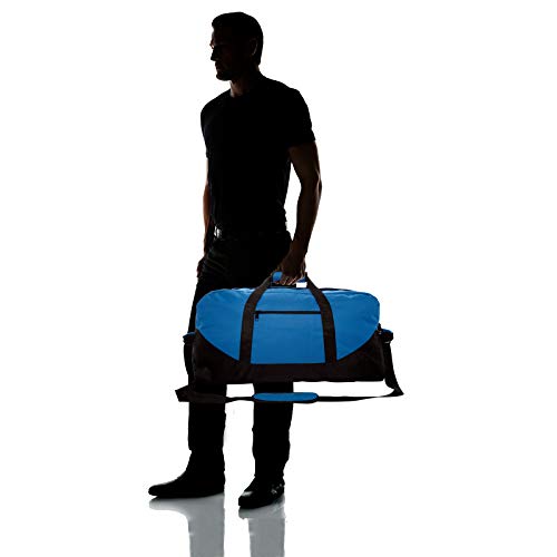 DALIX 25" Big Adventure Large Gym Sports Duffle Bag (Black Grey Navy Blue Red Camo) - color: Royal Blue
