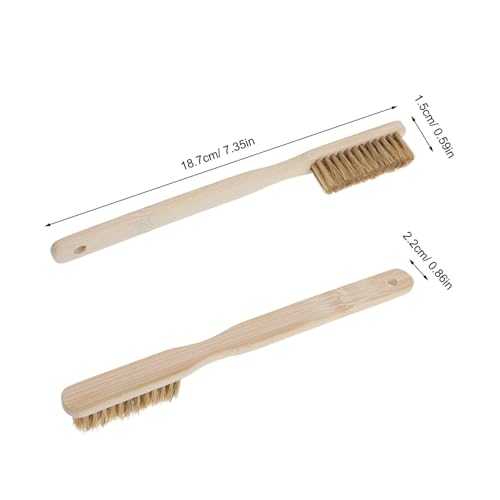 VOSAREA Rock Climbing Brush for Bouldering and Outdoor Climbing with Powerful Scrubbing Wood Handle and Natural Bristles, Portable Cleaning Tool for Chalk and Hold Maintenance