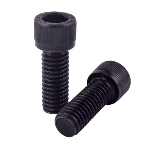 10Pcs 3/8-16 x 2 Socket Head Cap Screws Bolts, 12.9 Grade Alloy Steel Black Oxide Finish, Allen Hex Drive, UNC Coarse Full Thread - size: 3/8-16 x 2" (10PCS)