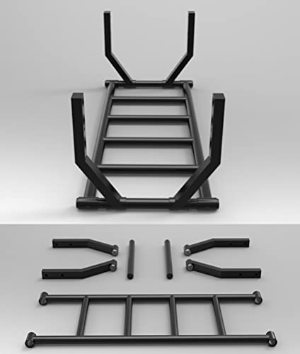 Wall Mounted Pull-Up Bar, Fits 20-30cm Beam Mounted Steel Fitness Bar, Multifunctional Climbing Frame for Sports Workouts, load 300 kg