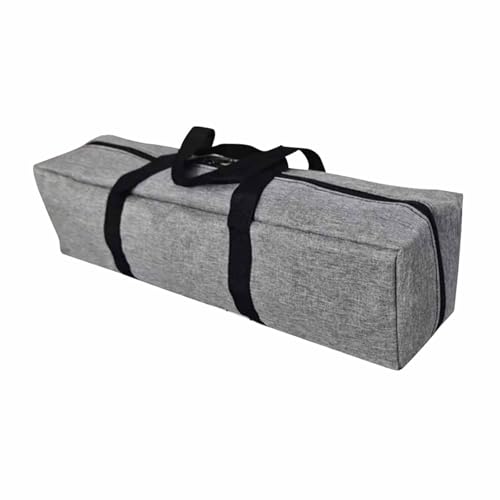 Gray Canopy Pole Bag Zippered Duffel Organizer Travelling Outdoor Camping Equipment Storage Bag for Tripod Mat Tripod Cushion, 70x15x15cm