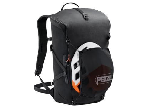 PETZL BUG Rock Climbing Backpack | For Single-Day Multi-Pitch Climbing - color: Black