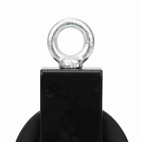 Fitness Equipment Bracket Pulley Mute Hanging Wheel DIY Support PP Iron Plate Wheel Set