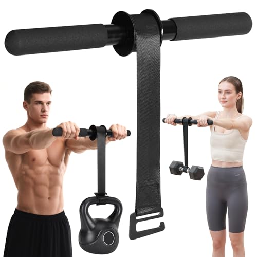 Forearm Strengthener & Forearm Exerciser, Wrist Roller with PVC Anti-Slip Grip Handles, Forearm Strength Trainer with Ultra-Strong Nylon Webbing for Wrist and Forearm Strength Training