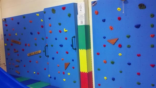 Atomik Climbing Holds 47 Bolt-On Variety Holds in Assorted Earth Tones with Indoor Hardware