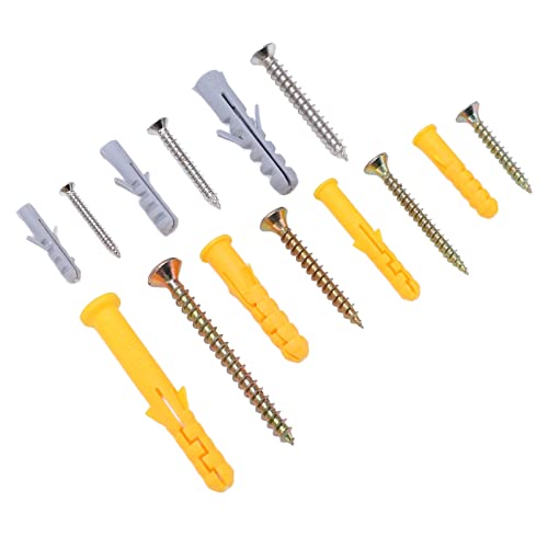 210PCS Self Tapping Screw M5 M6 M8 Ribbed Anchors Thumb Screws Assortment