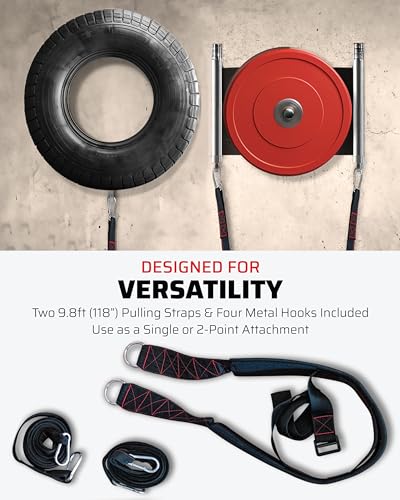 THEFITGUY Ultimate Dip Belt & Sled Pulling Belt | Ultimate Combination for Maximized versatility & strength