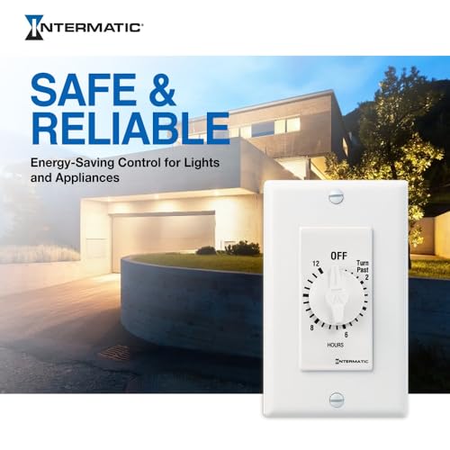 Intermatic SW15MWK 15-Minute Spring Wound Timer, White - Energy-Saving Control for Lights and Appliances - Easy Installation and Operation - size: 15 Minutes