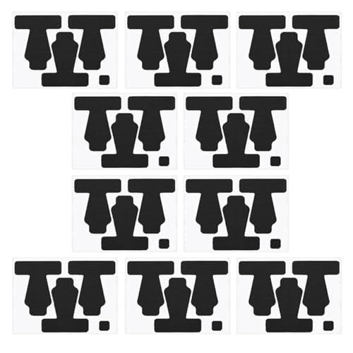 Precut Kinesiology Tape for Thumb, 30 PCS Self Adhesive Thumb Protecting Tape Big Toe Straps, Elastic Athletic Tapes, Breathable Latex-Free Tapes Finger Toe Patches for Joints Muscle Support (Black) - color: Black