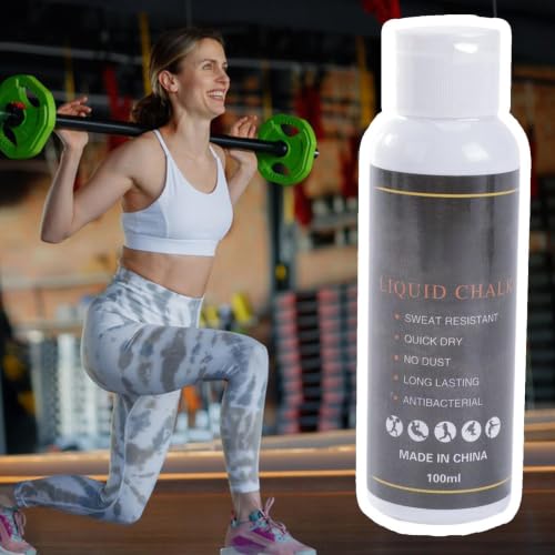 Chalk Liquid Grip Enhancer Sports – Powder Grip Enhancer Chalk Liquid for | Grip Enhancer Chalk Liquid for Rock Climbing Badminton Weightlifting | Gymnastics Fitness Tennis Golf Chalk Liquid Grip - color: 100ML