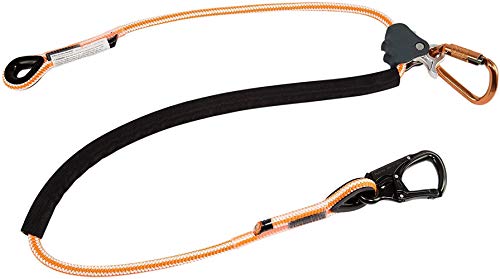 ProClimb Arborist Lanyard by Pelican Rope – 1/2 in x 12 ft Polyester, Aluminum Snap Hook, Adjustable, High Visibility, ANSI/OSHA Certified for Work Positioning, Made in the USA