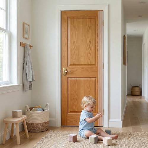 2-Pack Door Pinch Protectors - Child Safety Hinge Covers for 90° & 180° Doors, Baby Proofing Finger Guard for Home Gates & Frames, Anti-Pinch Shield