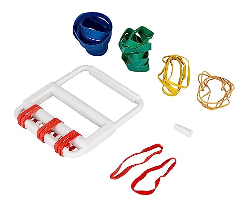 CanDo 10-1800 Rubber-Band hand Exerciser with 25 Bands - size: Exerciser w/ 25 Bands, style: Latex