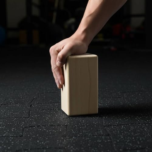 SM SunniMix Climbing Training Board Wooden Exercise Block Multifunctional Strength Equipment Finger Power Pinch Tool Crafted from Solid Wood Suitable for Climbers Athletes Home Gym Practice