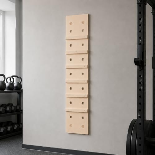 Home Climbing Wall Panel, 1.22 × 2.44 m Solid Material, Wall-Mounted Indoor Climbing Panel, Physical Training & Active Play, Fingerboard - style: Fingerboard