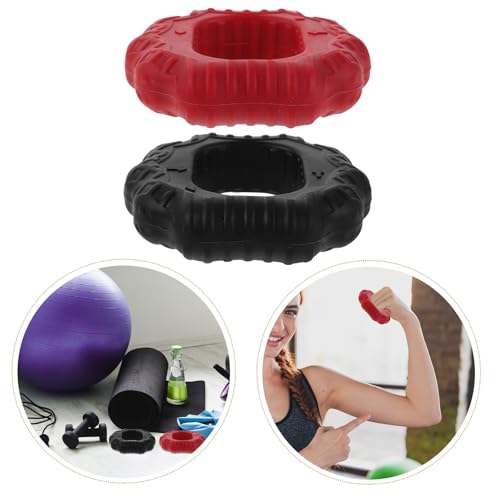 2pcs Silicone Grip Strength Trainer Set with 30lb 60lb Resistance for Hand, Finger, and Wrist Muscle Strengthening, Forearm Workout Device for Rock Climbing and Fitness Training