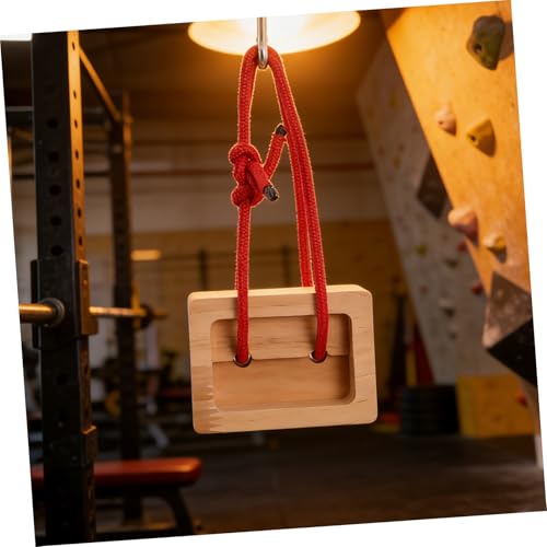 Didiseaon 2pcs Portable Wooden Hangboards for Rock Climbing with Lightweight Design and Easy Installation, for Climbers Training Core Strength and Endurance During Fitness Routines