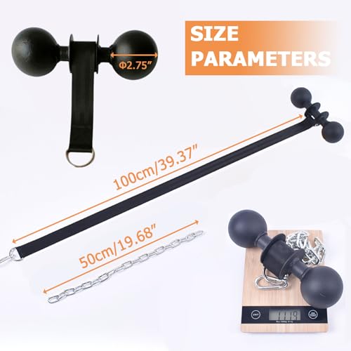 Forearm Strengthener & Wrist Roller - Forearm Exercise Wrist/Arm Blaster, Wrist Forearm Muscle Strength Training Grip Handle with Steel Chain for Gym and Home
