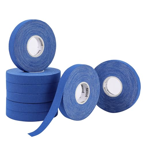 Bighorn Athletics Finger Tape, Female Climber Tin, 0.5"x45ft, 8Rolls, Blue | Climbing tape with retro design tape holder for tension support & bouldering. EZ tear, strong adhesive, residue-free. - color: Blue