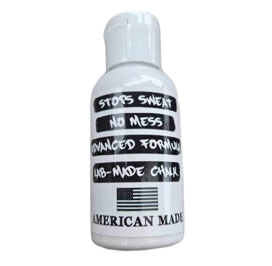 Chalk It Out Weightlifting Liquid Gym Chalk Made in The USA - No Mess, No Dust, for Gymnastics, Rock Climbing, Workout Lifting, Cross Fitness Training, and Tennis 2 OZ