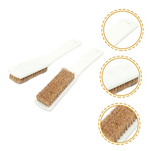 Homoyoyo 2pcs Bouldering Brush Sturdy Boar Hair for Rock Cleaning Scrubbing Tool for Outdoor Climbing and Bouldering Activities