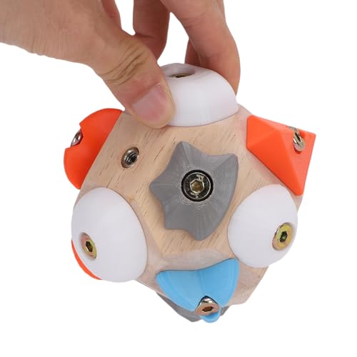 F&Yard Handheld Climbing Challenge Block Compact Route Practice Block with 12 Components Screws and Hex Wrench