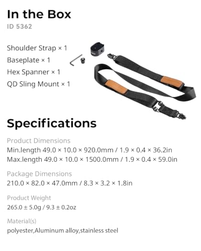 SmallRig Weight-Reducing Shoulder Strap Compatible with Sling Handle for DJI, Gimbal Belt with Upgraded QD Buckles for RS 4 / RS 4 Pro/RS 4 Mini/RS 3 / RS 3 Pro/RS 3 Mini/RS 2 - Black - style: Gimbal Handle Strap(Black)