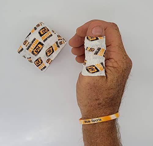 MUTE Sports Athletic Thumb Tape | Single Roll | Waterproof and sweatproof for Weightlifting | Cross Training | Functional Fitness | Stretchy Adhesive Finger Tape | 2 inches