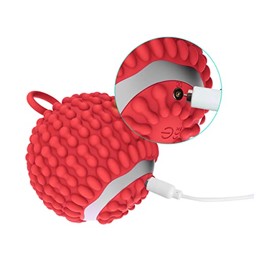 Physical Vibration Therapy Ball, Presents Gifts for Women | Rechargeable Vibrating Massage Ball 4-Speed Mode, Hand Therapy Balls, Relief Hand Tremors (Parkinson), Stress Relief
