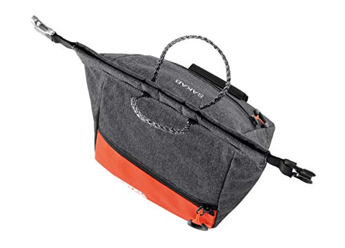 Petzl SAKAB Rock Climbing Chalk Bag - Gray | Large, Roll-Top Bouldering Chalk Bucket